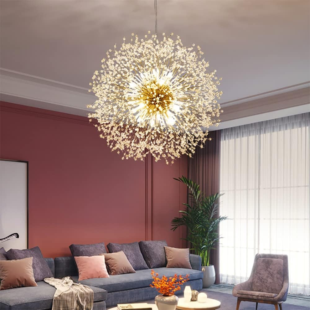 Modern on sale dandelion chandelier