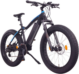 Aspen Fat Electric Bike,E-Bike,48V 13Ah 250W, E-MTB 624Wh Battery [Black 26"]