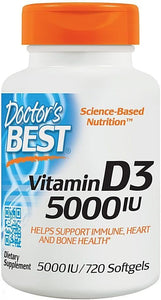 Vitamin D3 5000 IU 360 Softgels