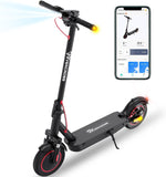 EV10K PRO App-Enabled Electric Scooter, Scooter Adults with 500W Motor, up to 19 MPH & 22 Miles E-Scooter, Lightweight Folding for 10'' Honeycomb Tires