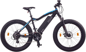 Aspen Fat Electric Bike,E-Bike,48V 13Ah 250W, E-MTB 624Wh Battery [Black 26"]