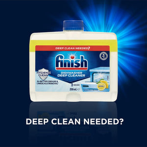 Dishwasher Cleaner Liquid, Lemon Sparkle, 250Ml (Pack of 6)