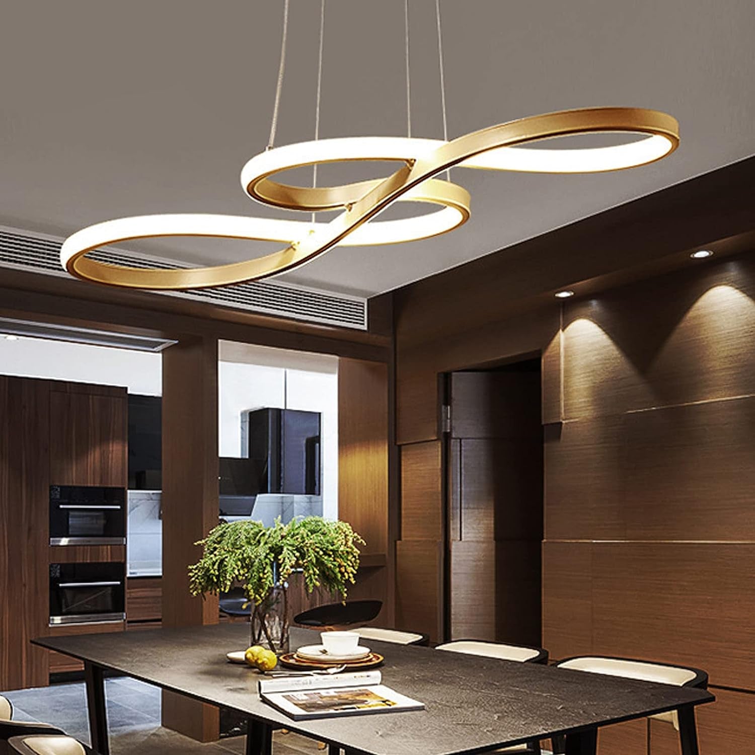 Remote control outlet chandelier lighting