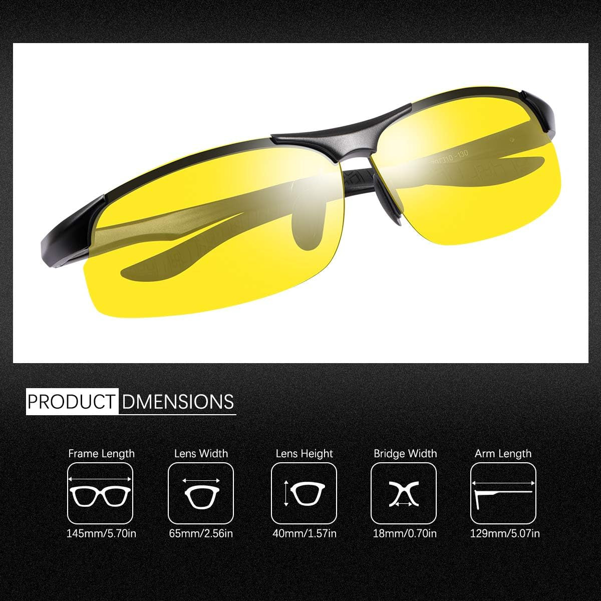 Polarized Photochromic Outdoor Sports Driving Sunglasses for Men Women –  Pattan Australia