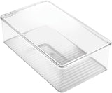 (Extra Long) -  Storage Box Organiser for First Aid Kit, Medicine, Medical, Dental Supplies - Extra Large, Clear