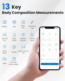 Bluetooth Body Fat Scale with App,Smart Digital Bathroom Scale for Body Weight, Body Fat,Body Water, Skeletal Muscle,Muscle Mass,Bone Mass, Protein,Bmi,Bmr, Metabolic Age, Elis 1