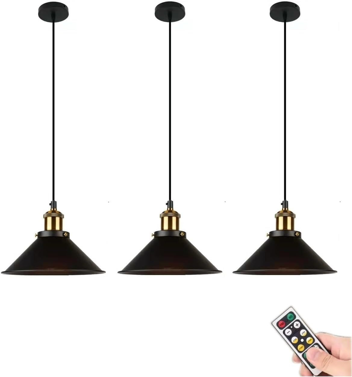 Cordless on sale hanging lamp