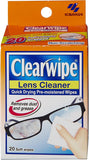 Lens Cleaner 20 Wipes, 20 Count