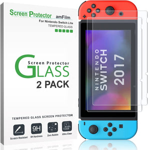Nintendo Switch Screen Protector (2 Pack), Premium Tempered Glass Screen Protector for Nintendo Switch
