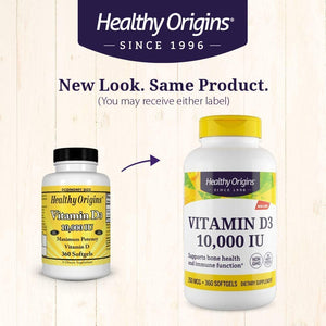 Vitamin D3 10,000 IU (Non-Gmo), 360 Softgels