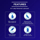 K-Y Personal Lubricant for Use with Condoms, 100G