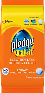 Grab-It Electrostatic Dusting Cloths, 20 Count