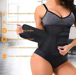 Women Waist Trainer Cincher Belt Tummy Control Sweat Girdle Workout Slim Belly Band for Weight Loss pattanaustralia