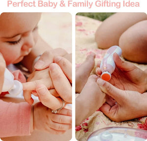 Baby Nail Care Set, Pink/White