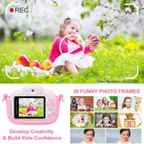 Kids Digital, 30MP  Selfie Camera for Boys and Girls, 1080P Rechargeable Video Recorder with 32GB SD Card, 2.4 inch IPS Screen pattanaustralia