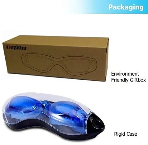 Rapidor Swim Goggles for Men, Women, Teens, Anti-Fog, Leak-Proof Pattan Australia