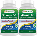 Vitamin B1 as Thiamine Mononitrate 100 Mg 120 Tablets (120 Count (Pack of 2))