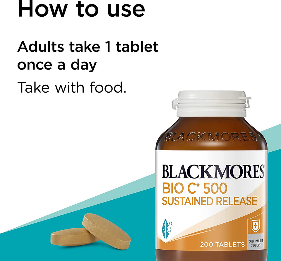 Bio C 500 Sustained Release 200 Tablets
