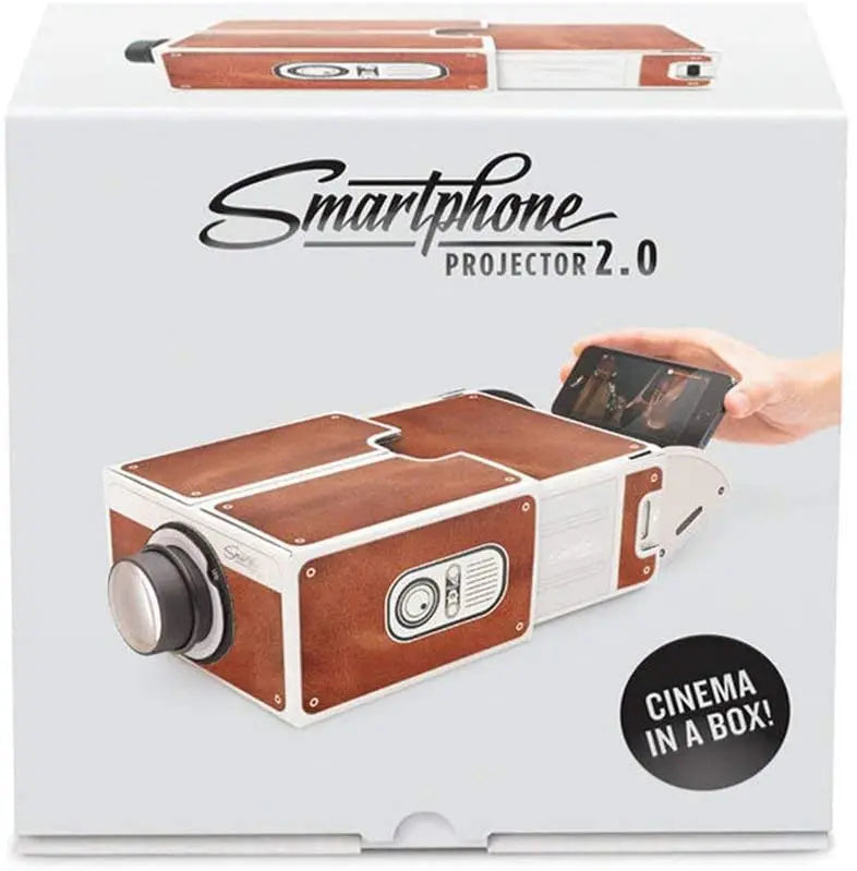 Mini Portable Cardboard Smart Phone Projector for Home Theater Projector Audio Or Video pattanaustralia