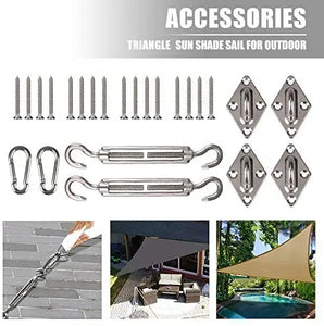 Marine Grade Stainless Steel for Rectangle and Square Sun Shade Sail Installation Accessory Pattan Australia