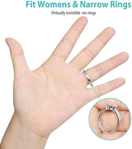 Invisible Ring Size Adjuster for Loose Rings Ring Adjuster Sizer Fit Any Rings Ring Guard Spacer (Clip-ON, 8 PCS) pattanaustralia