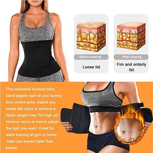 Women Waist Trainer Cincher Belt Tummy Control Sweat Girdle Workout Slim Belly Band for Weight Loss pattanaustralia