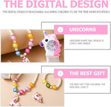 Slap Bracelet Watch 1 Set Slap Watch -Shape Slap Watch Cartoon Bracelet Necklace for Girl Girls' Watches