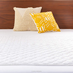 44" X 52" Skid Resistant Waterproof Sheet and Mattress Protector Pad-Highly Absorbent-Machine Washable-Quilted, White