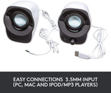 Logitech® Stereo Speakers Z120 with usb port, mac compatible,3.5mm jack pattanaustralia