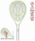 Night Cat Electric Mosquito Fly Swatter Bug Zapper Bat Racket, Pests Insects Control Killer Repellent, USB Rechargeable, LED Lighting, Double Layers Mesh Protection Pattan Australia