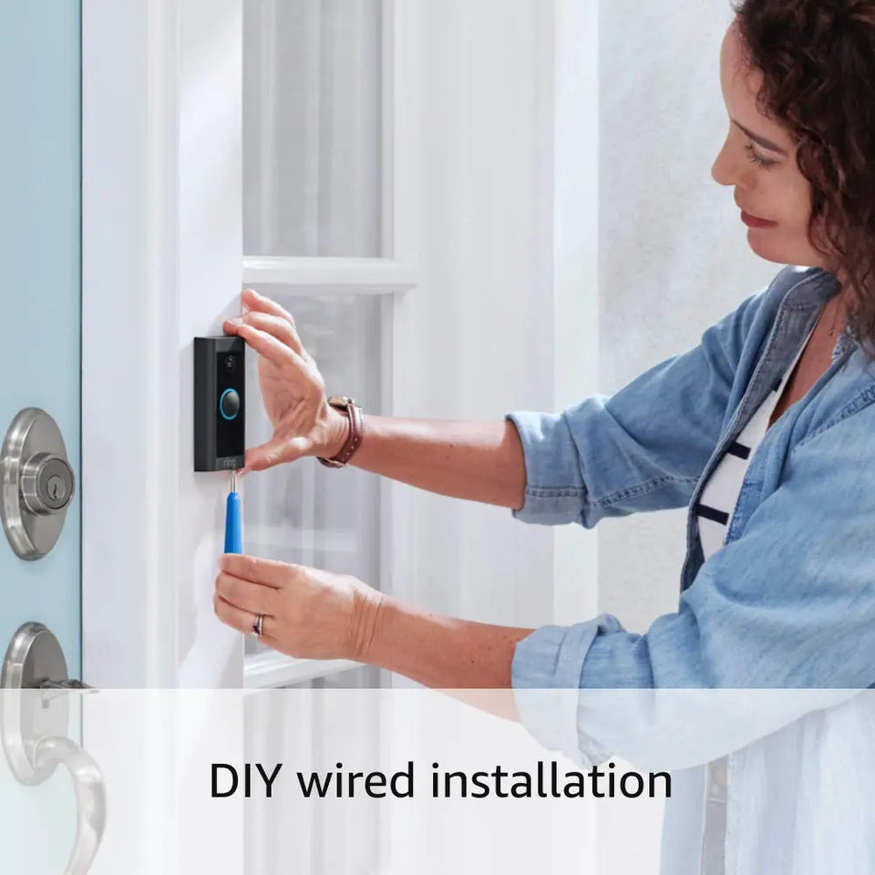 Ring Video Doorbell Wired with Plug-In Adapter – Convenient, essential Pattan Australia