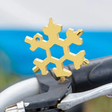 Saker 18-in-1 Snowflake Multi-Tool, Easy Stainless Steel Multi-Tool (Golden-GIFT PACKING(including Tool)) pattanaustralia