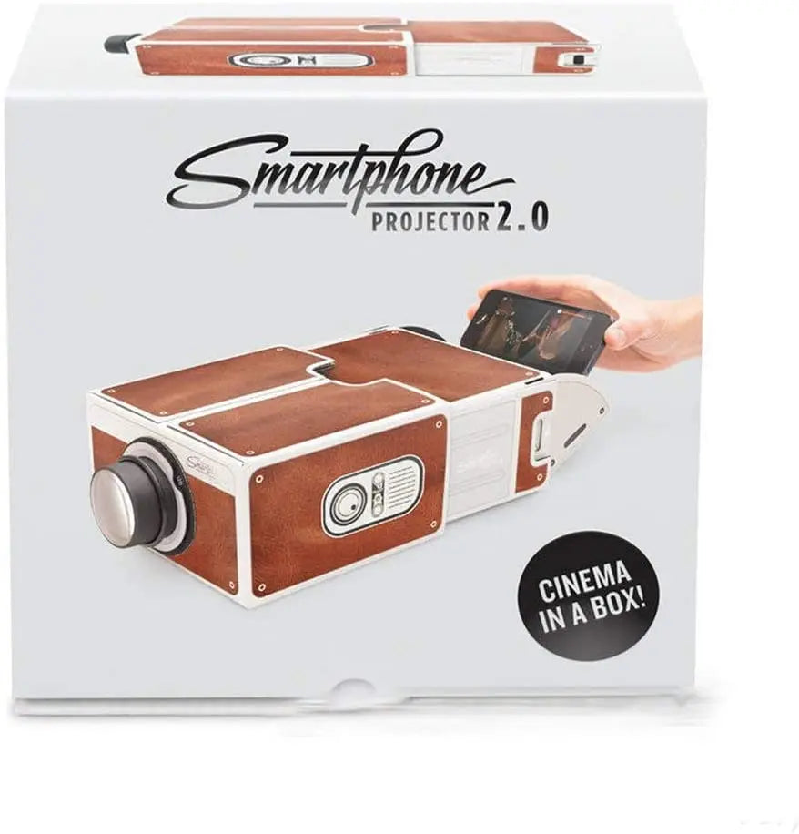 Mini Portable Cardboard Smart Phone Projector for Home Theater Projector Audio Or Video pattanaustralia