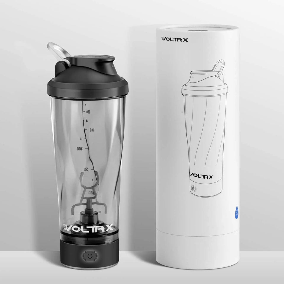 VOLTRX Premium Electric Protein Shaker Bottle, Made with Tritan - BPA Free - 600ml Pattan Australia