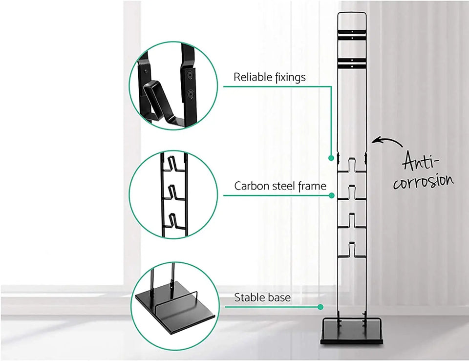 Freestanding Dyson Vacuum Stand Rack Holder Accessories Docking Handheld Stick Vacuum Cleaner for Dyson V6 V7 V8 V10 Silver pattanaustralia