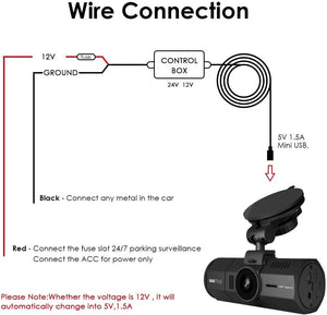 Vantrue Dash Cam Hardwire Kit 13 Feet Mini USB Hard Wire, Car Charger Cable Pattan Australia