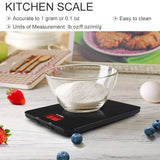 Digital Multifunction Meat, Food Scale with LCD Display for Baking, Cooking 11lb Capacity Tempered Glass pattanaustralia