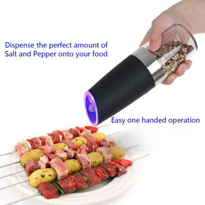 Premium Electric Salt & Pepper Grinder Automatic, Battery Operated with Advanced Nano-Ceramic Blades Pattan Australia