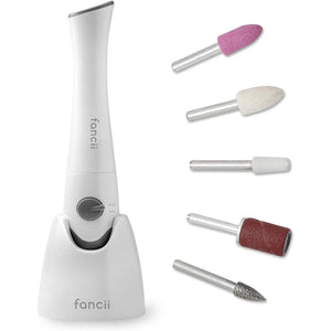 Fancii Manicure & Pedicure Nail Set with Stand, Battery Operated  with Buffer, Polisher, Shiner, Shaper and UV Dryer pattanaustralia