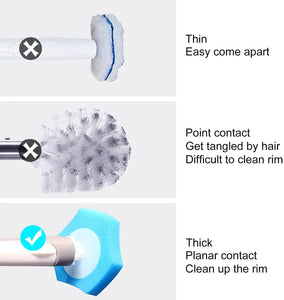 Toilet Bowl Cleaner Wand, Disposable Brush and Holder with 16 Cleaning Refills Pattan Australia