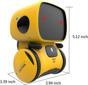 REMOKING Robot Toy for Kids,STEM Educational Robotics,Dance,Sing,Speak,Walk in Circle,Touch Sense,Voice Control, Your Children Fun Partners(Yellow) pattanaustralia