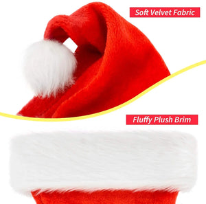 Unisex Velvet Comfort Christmas Hats Extra Thicken Classic Fur Pattan Australia