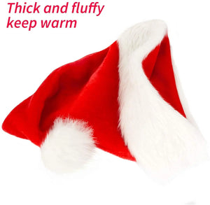 Unisex Velvet Comfort Christmas Hats Extra Thicken Classic Fur Pattan Australia