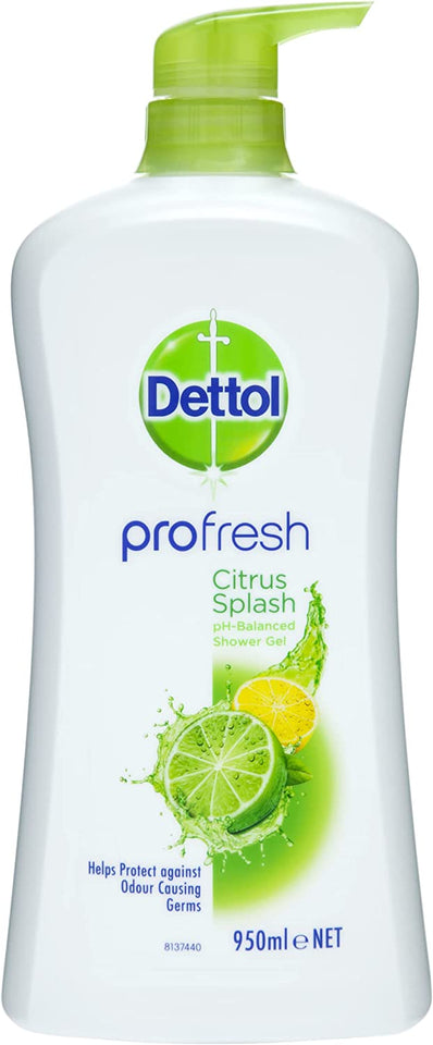 Profresh Shower Gel Body Wash Citrus Burst 950Ml X 3 Pack