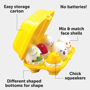 Hide & Squeak Eggs, yellow red green blue orange purple pattanaustralia