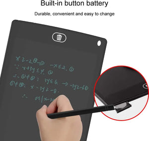 LCD Writing Tablet, 8.5 Inch Electronic Writing Board with Memory Lock Button, Environment Friendly Drawing Pad, for Kids and Adults, [Black] 2 pcs pattanaustralia