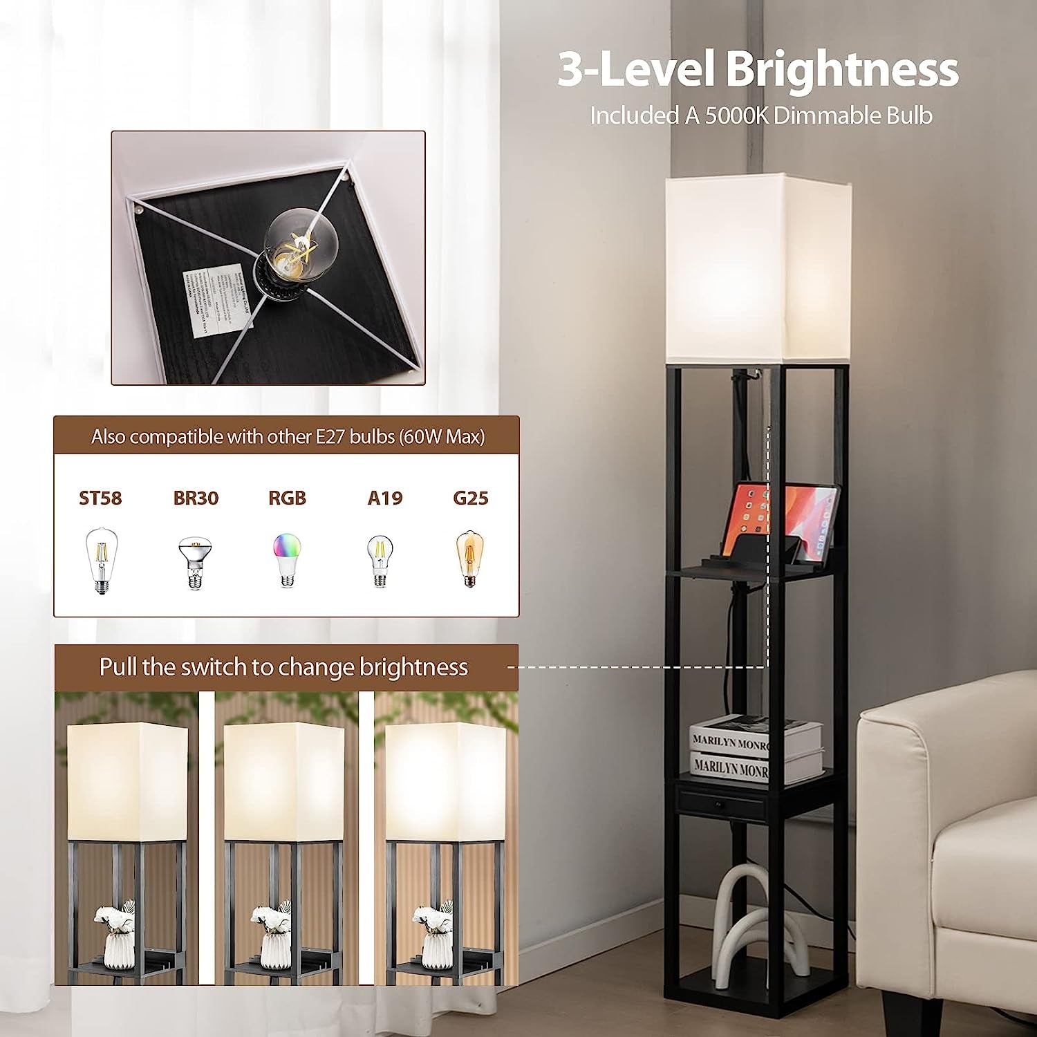 5000k led 2024 floor lamp