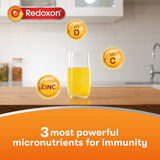 Immunity Vitamin Triple Action Formula with C, D and Zinc Orange Flavoured Effervescent, Tablets 45 Pack