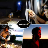 Everbeam H6 Pro LED Rechargeable Headlamp, Motion Sensor Control, 650 Lumen Bright, 30 hrs Runtime, 1200mAh Battery, USB pattanaustralia