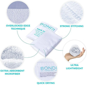 Bondi Home & Spa Micro fiber Hair Towel Wrap for Women Pattan Australia